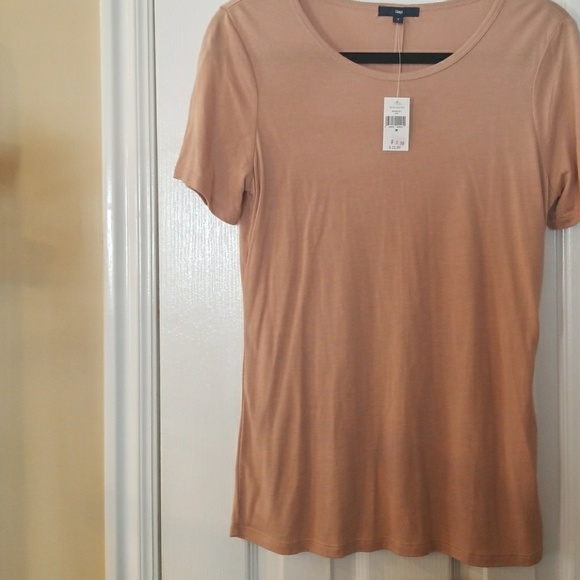 gap Tops - Gap  tan tee